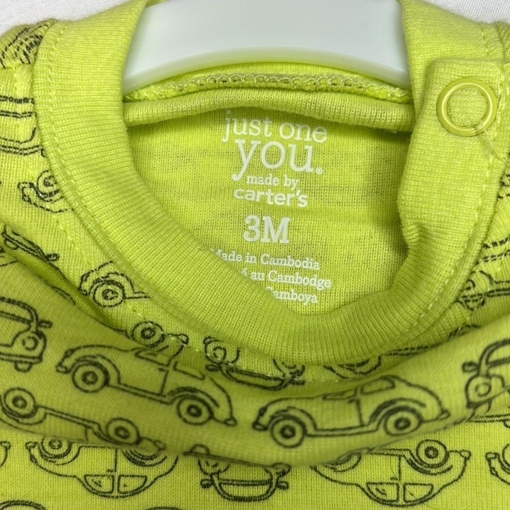 Carter’s Just One You 2-Piece Baby Overall/Shortall Set Size 3 Months - Picture 5 of 7